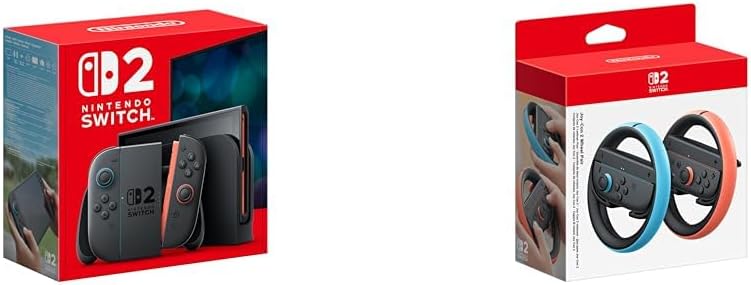 Nintendo Switch 2 + Paire de volants Joy-Con 2