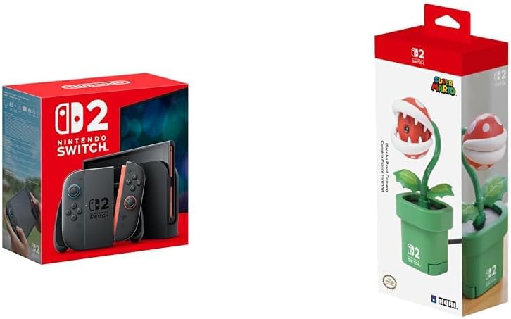 Nintendo Switch 2 + Caméra Plante Piranha