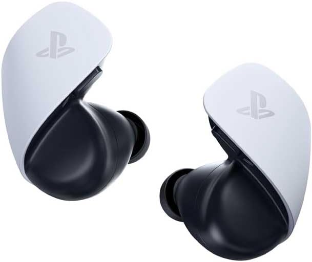 Playstation Sony Pulse Explore Wireless Earbuds, Compatible with 5, PC, Mac and Smartphones, Bluetooth, Dual Connectivity, Noise Reduction, 10 Hours Battery Life, Colour: White
