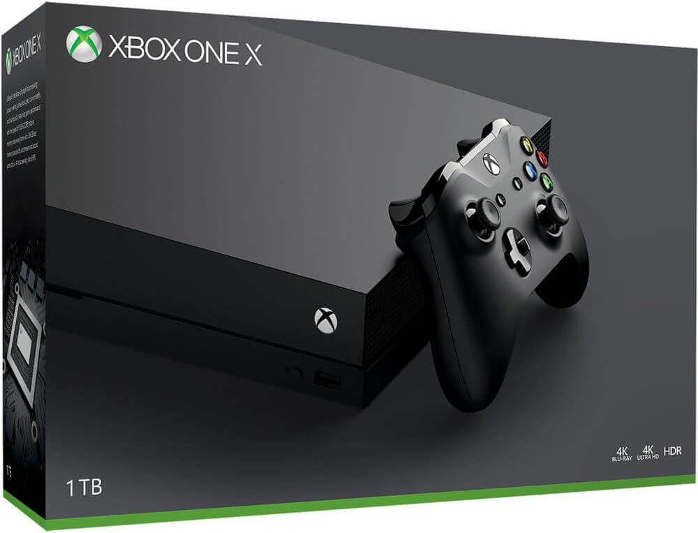 Microsoft - Xbox One X 1TB Console with 4K Ultra Blu-Ray - Black