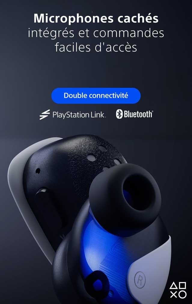 Playstation Sony Pulse Explore Wireless Earbuds, Compatible with 5, PC, Mac and Smartphones, Bluetooth, Dual Connectivity, Noise Reduction, 10 Hours Battery Life, Colour: White