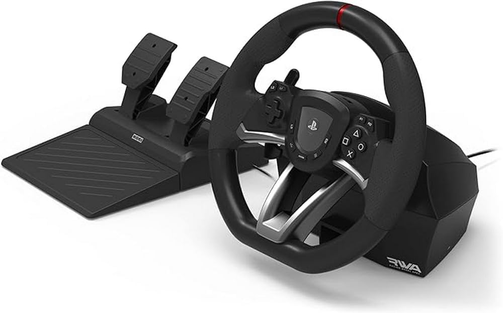 HORI Volant de course APEX pour Playstation 5, Playstation 4 et PC - Licence officielle Sony