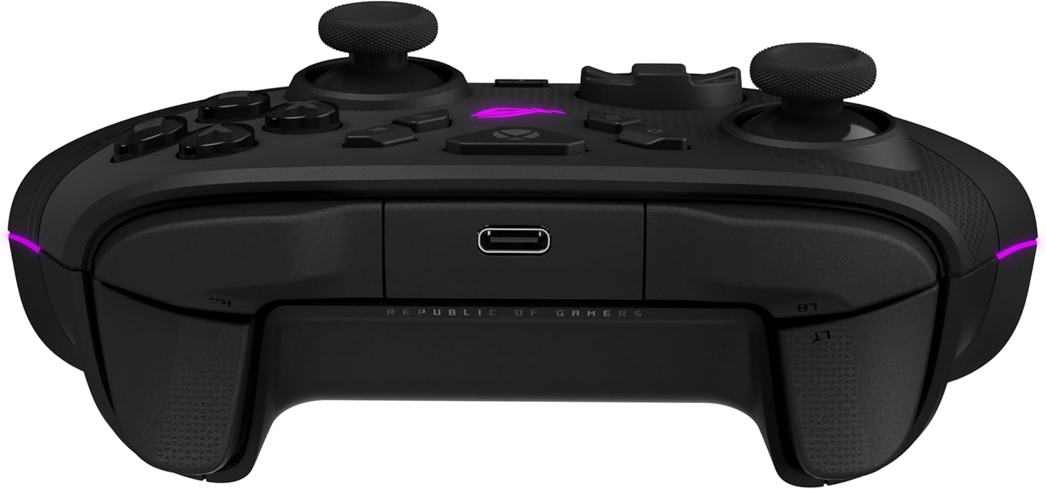 ASUS ROG Raikiri II Xbox - Manette de jeu sans fil Joysticks TMR, compatible Xbox-PC-Ally, 1000 Hz polling rate, gâchettes double mode, 4 boutons arrière, jusqu'à 50 heures d'autonomie