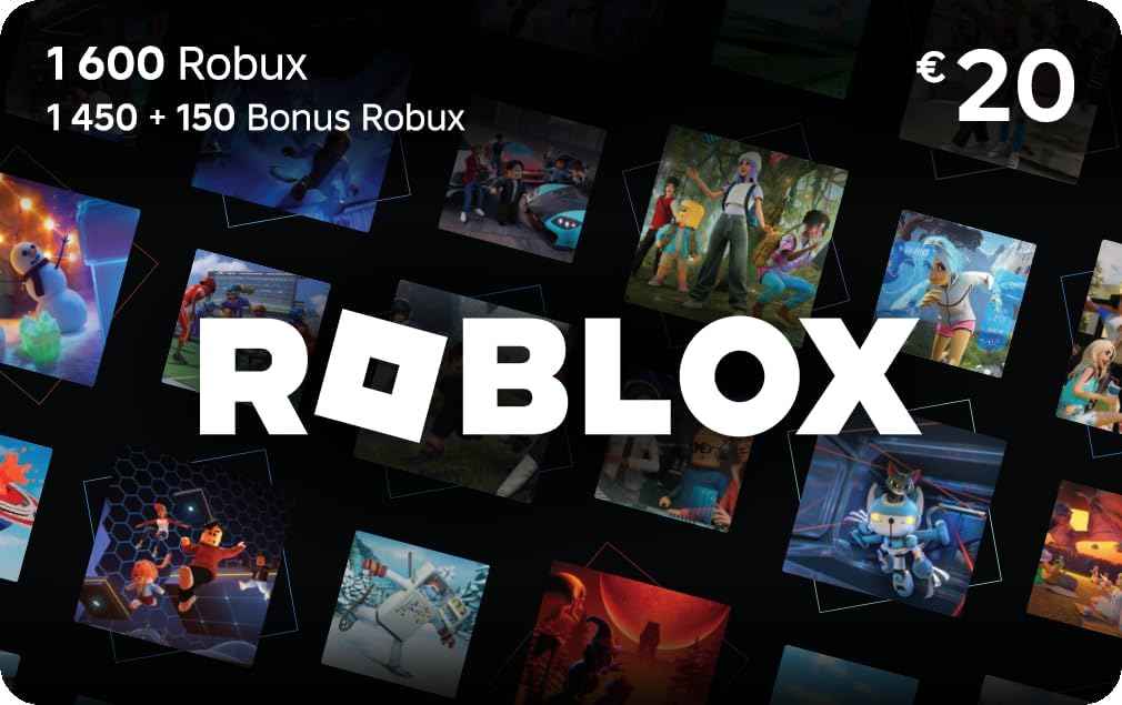 Carte Cadeau Roblox - 10,000 Robux (article virtuel exclusif inclus] (Code digital pour ordinateur, téléphone, tablette, Xbox One, Xbox Series X|S, Oculus Rift et HTC Vive)