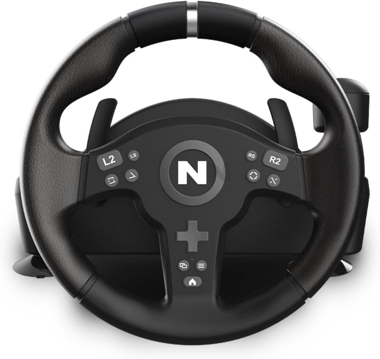 NITHO Drive Pro V200 Volant de Course avec Pédales et Levier Intégré, 270° Volant de Jeu Compatible avec PC, PS4, Switch 2, Switch, Xbox Series X|S et Xbox One, Simulateur de Conduite avec Vibration