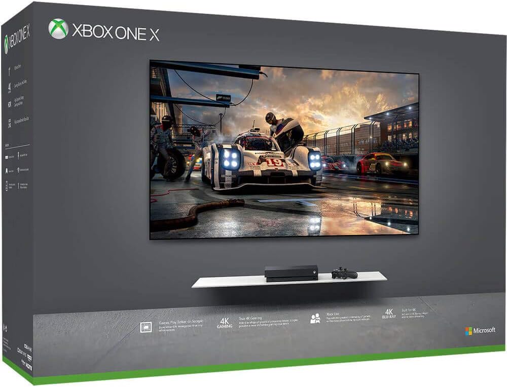 Microsoft - Xbox One X 1TB Console with 4K Ultra Blu-Ray - Black
