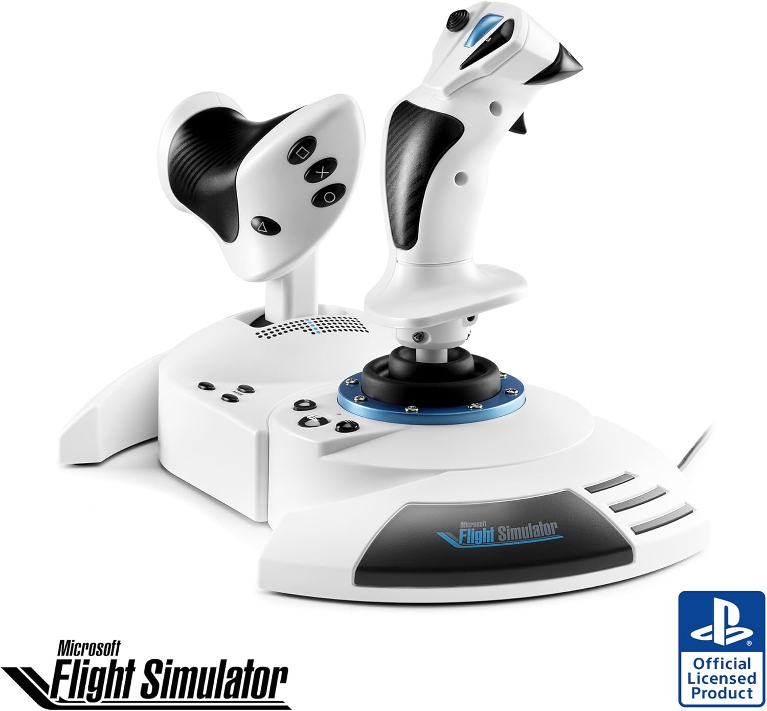 Thrustmaster T.Flight Hotas 5 Microsoft Flight Simulator Edition - Officially-Licensed Microsoft Flight Simulator Flight Joystick - Throttle - Simulation Controller for PS5, PS4, PC