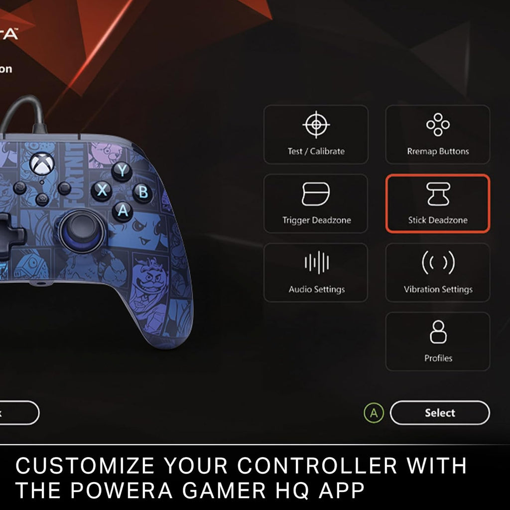 PowerA Manette filaire Advantage pour Xbox Series X|S - Fortnite : Victoire Royale, manette de jeu, Joysticks à effet Hall, manette de jeu, Xbox Series X|S