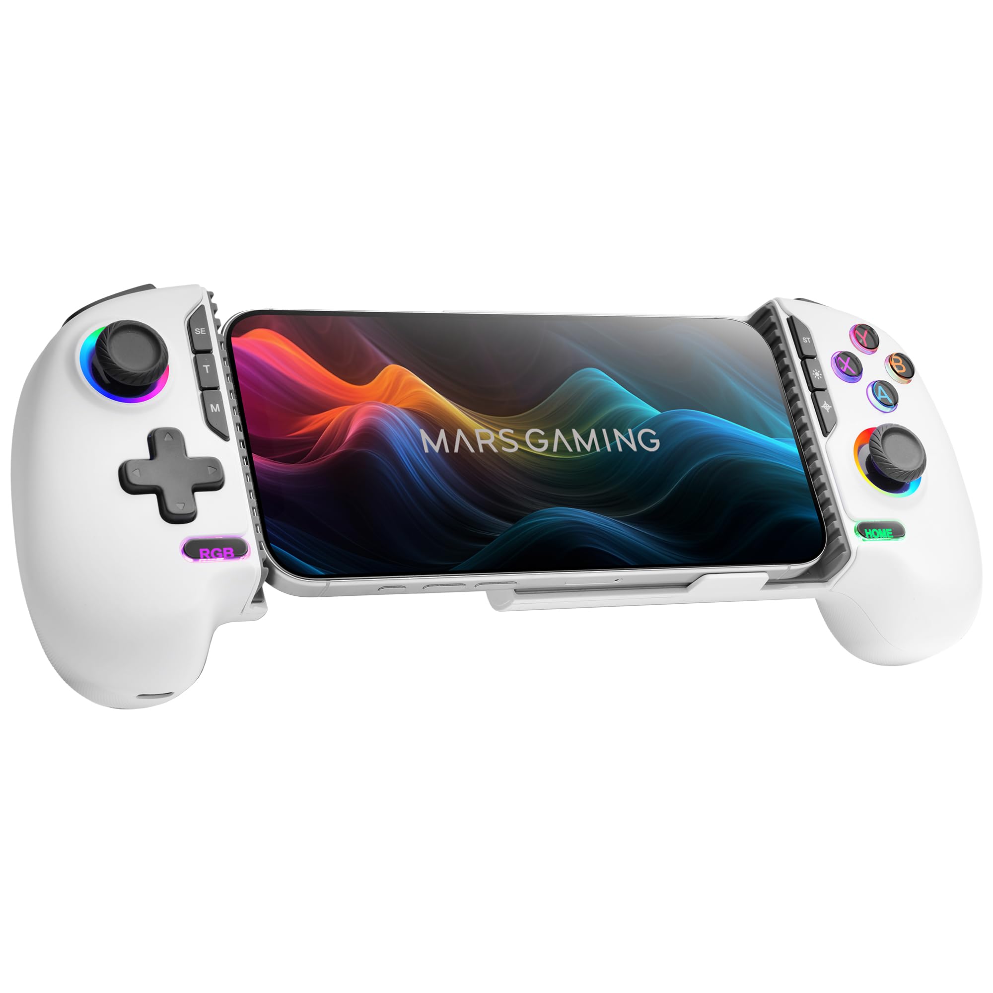 Mars Gaming MWH-RSX, Volant SimRacing Retour De Force Et Moteur Double, Set 3 Pédales Résistance Progressive, Levier De Vitesse en H et 12 Vitesses, 14 Boutons Personnalisables, PC/PS4/Xbox Series X|S