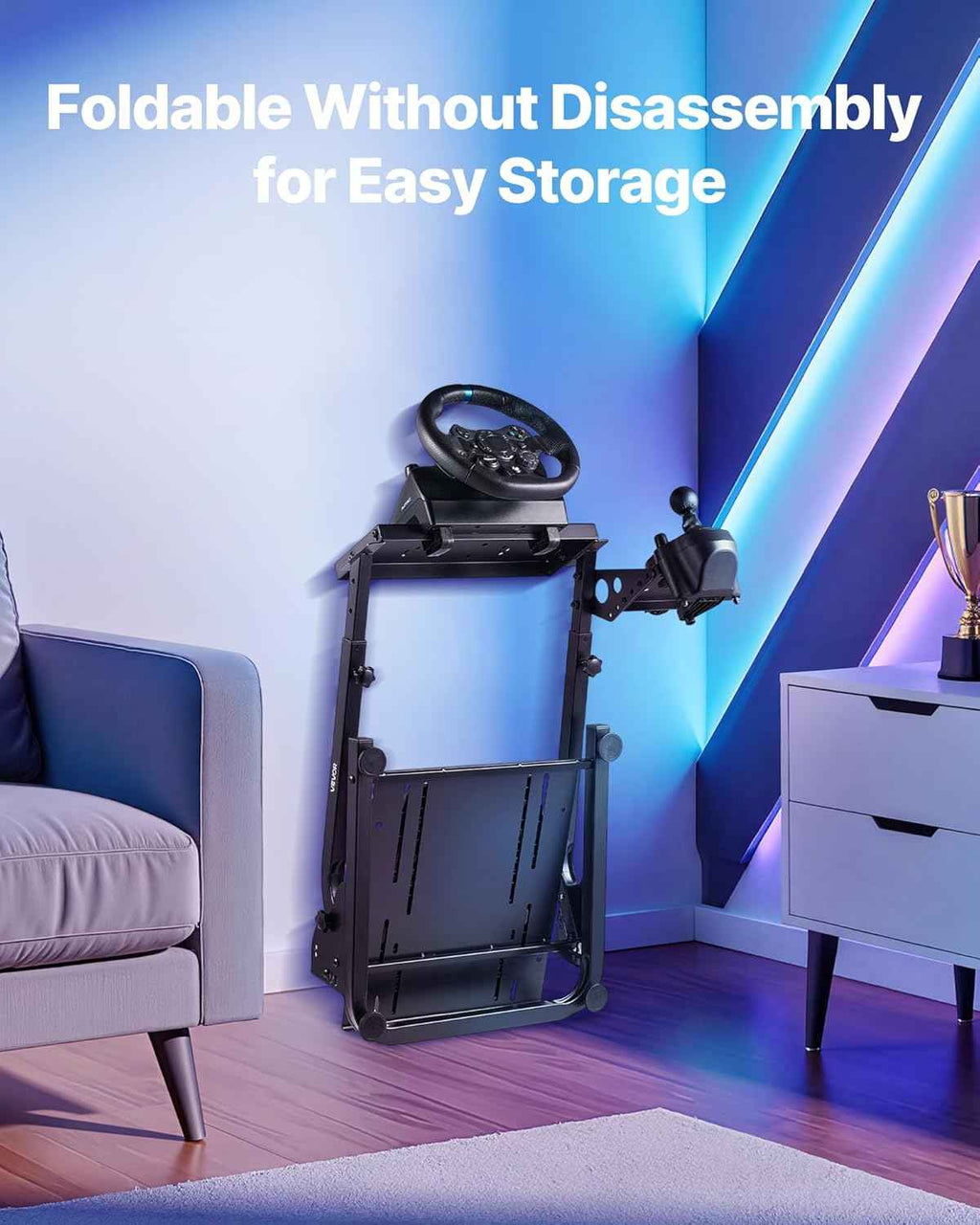 Why the VEVOR Fold‑able Racing Wheel Stand Just Might Be Your Next Gaming Upgrade