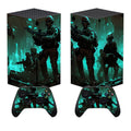 PlayVital Controller Stickers for Xbox Series X, Protective Sticker for Xbox Series X Console Accessories Skin Dress-Cherry Blossom Tomb