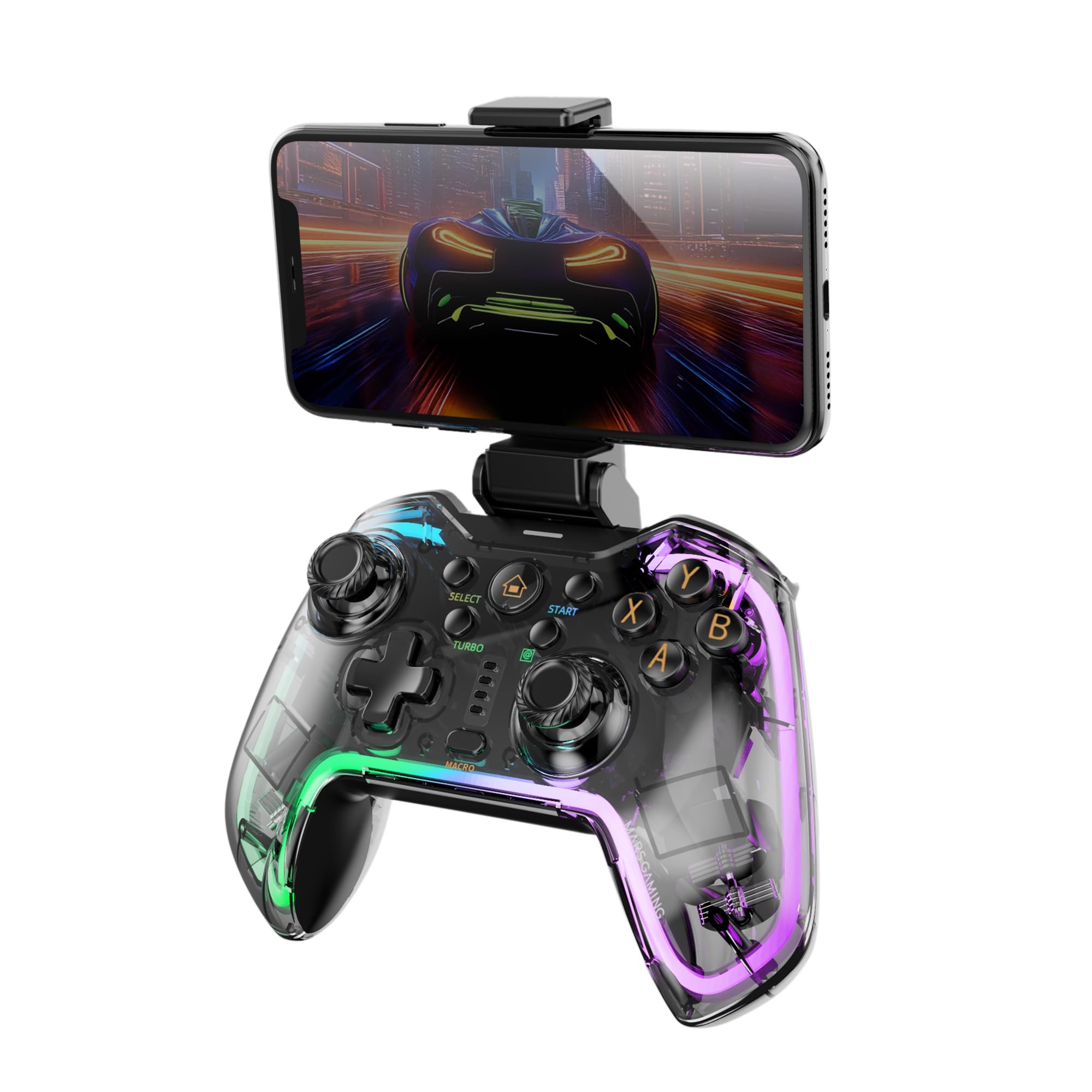Mars Gaming MWH-RSX, Volant SimRacing Retour De Force Et Moteur Double, Set 3 Pédales Résistance Progressive, Levier De Vitesse en H et 12 Vitesses, 14 Boutons Personnalisables, PC/PS4/Xbox Series X|S