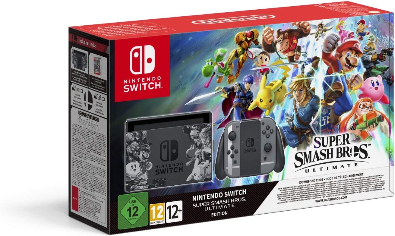 Pack Nintendo Switch Edition Super Smash Bros. Ultimate (Code De Téléchargement)