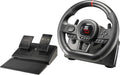 Subsonic - Volant Superdrive SV650 - Switch 2/Switch, PS4, PC, Xbox Series | Racing Steering Wheel Comes with Pedals and Paddles – Vibration – 3 Sensitivity Modes – Diameter 26 cm, Rotation 270°