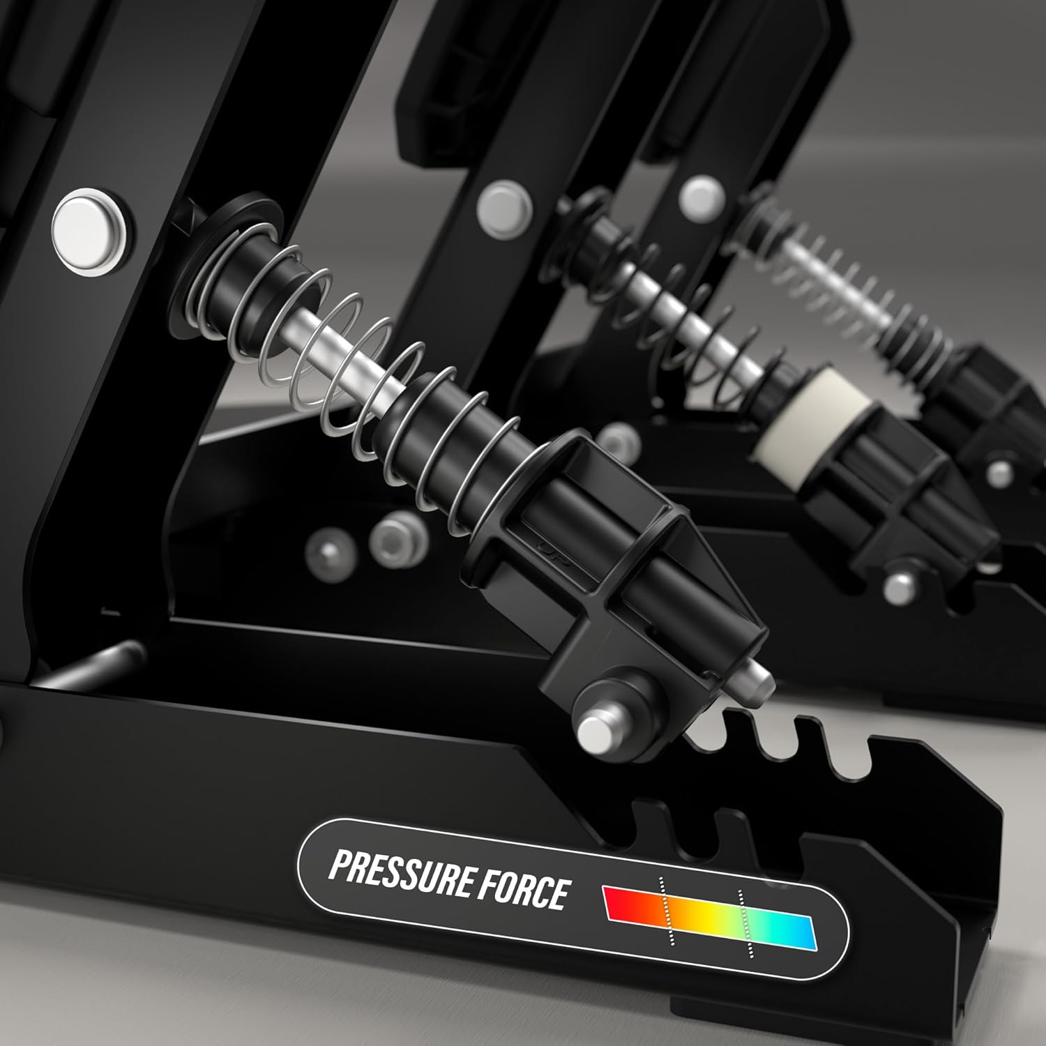 Thrustmaster Raceline Pedals III : Pédalier Personnalisable et Évolutif – Résistance Ajustable – Compatible PlayStation, Xbox et PC – Conception Robuste pour SimRacing