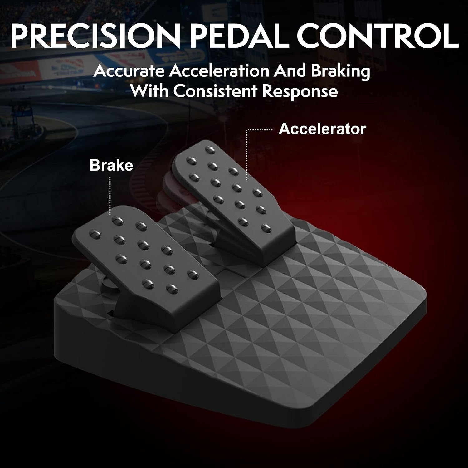 NITHO Drive Pro V200 Volant de Course avec Pédales et Levier Intégré, 270° Volant de Jeu Compatible avec PC, PS4, Switch 2, Switch, Xbox Series X|S et Xbox One, Simulateur de Conduite avec Vibration