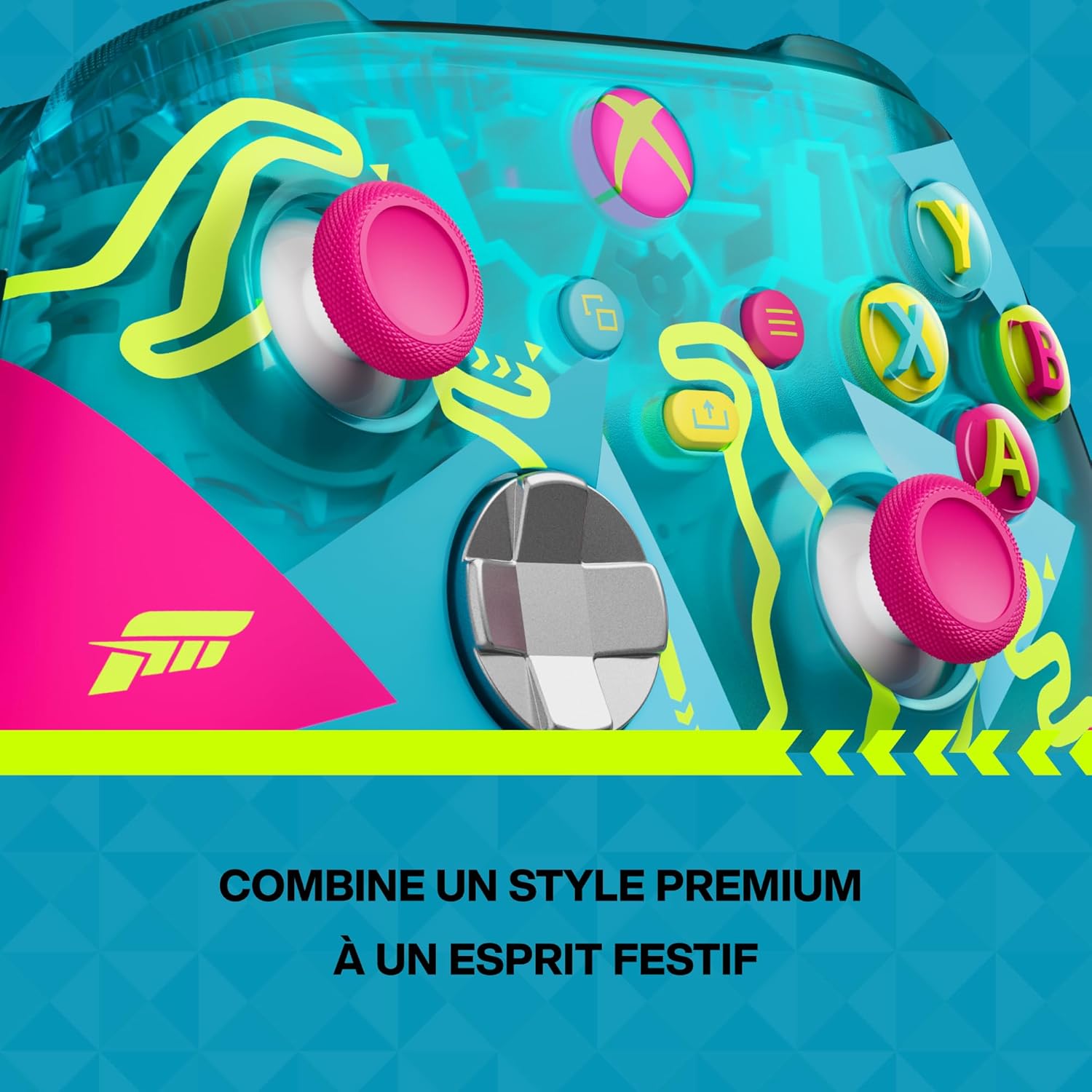 Xbox Manette sans fil Édition limitée Forza Horizon 6 Series X|S, One, PC et appareils compatibles avec le cloud