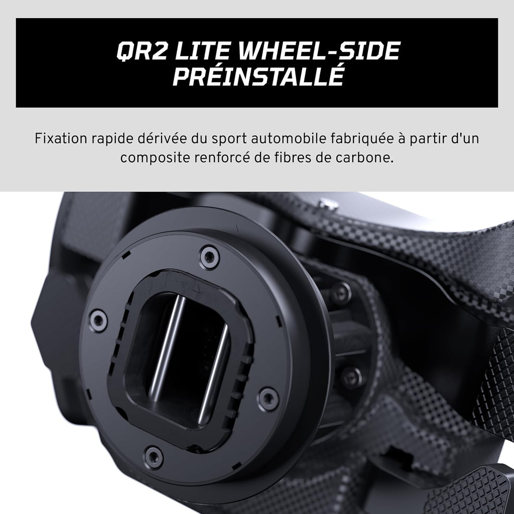 FANATEC Racing Simulation CSL Steering Wheel GT3 – PC, Xbox Series X|S | QR2 Lite Wheel-Side Pre-installed, Rubber Grips, Magnetic Gear Lever, Dual Analog Paddles, OLED Display