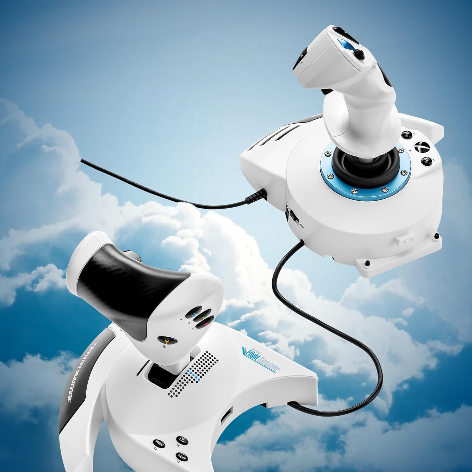 Thrustmaster T.Flight Hotas One Microsoft Flight Simulator Edition - The original HOTAS to get started, now with the official license from Microsoft Flight Simulator on Xbox Series X|S and PC