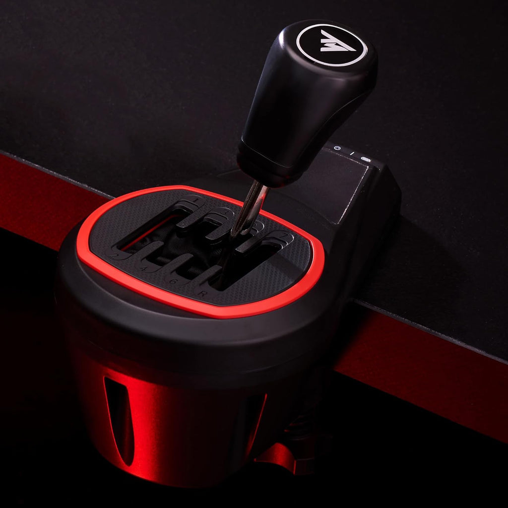 Thrustmaster TH8S Add-On – Levier de Vitesse 8 Vitesses (7+1) pour PS5, PS4, Xbox Series X|S, Xbox One & PC – Grille en H – Design Sport – Technologie Magnétique – Noir