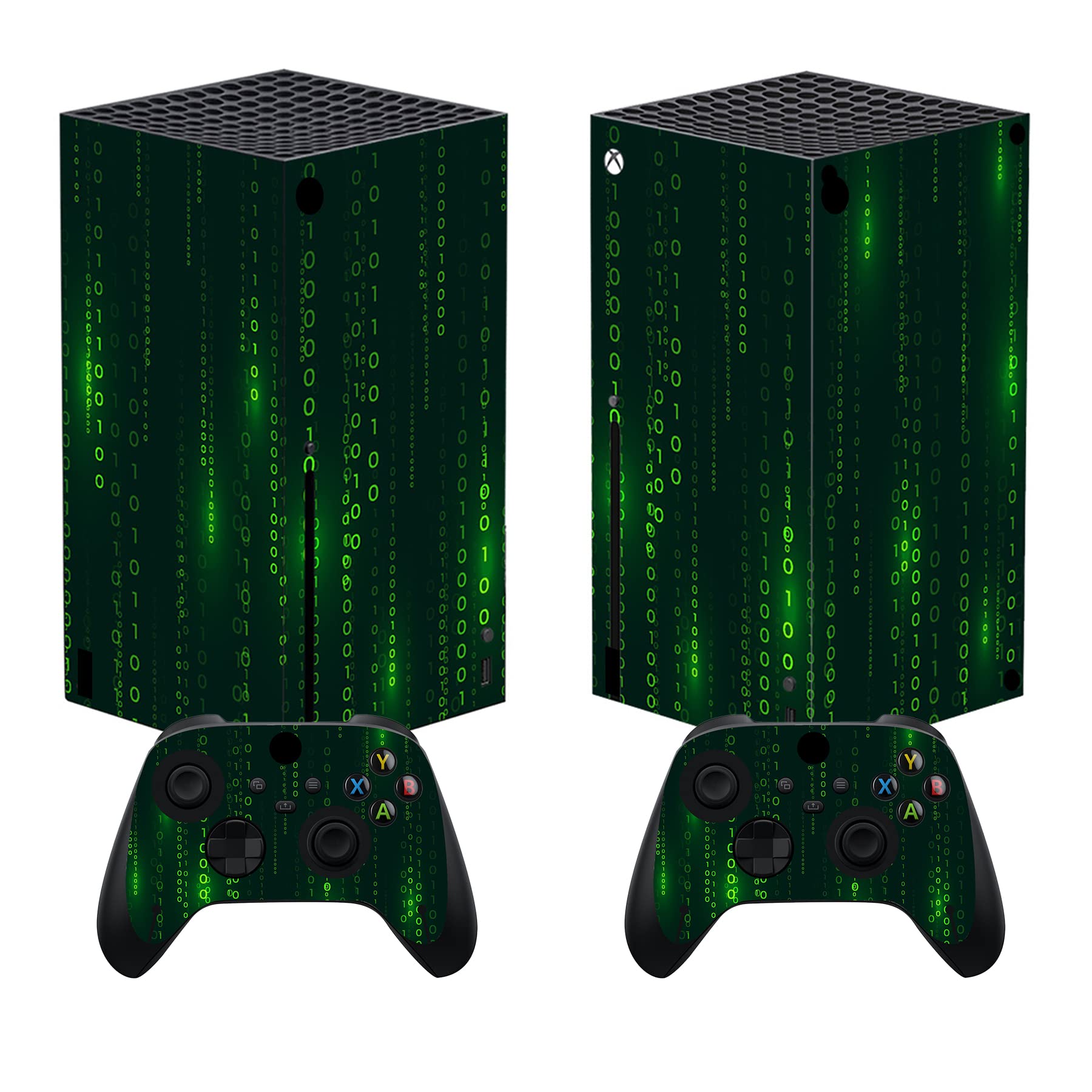 PlayVital Controller Stickers for Xbox Series X, Protective Sticker for Xbox Series X Console Accessories Skin Dress-Cherry Blossom Tomb