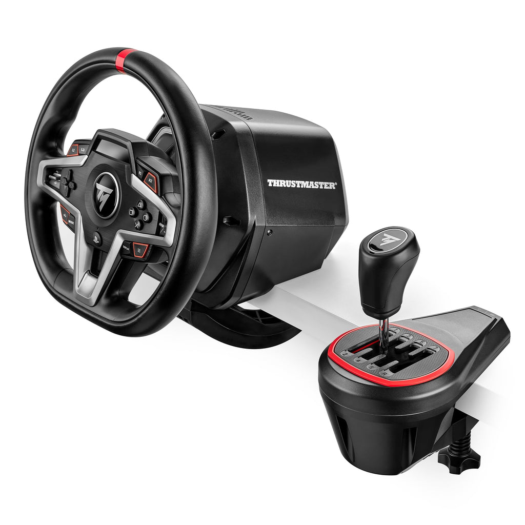 Thrustmaster TH8S Add-On – Levier de Vitesse 8 Vitesses (7+1) pour PS5, PS4, Xbox Series X|S, Xbox One & PC – Grille en H – Design Sport – Technologie Magnétique – Noir