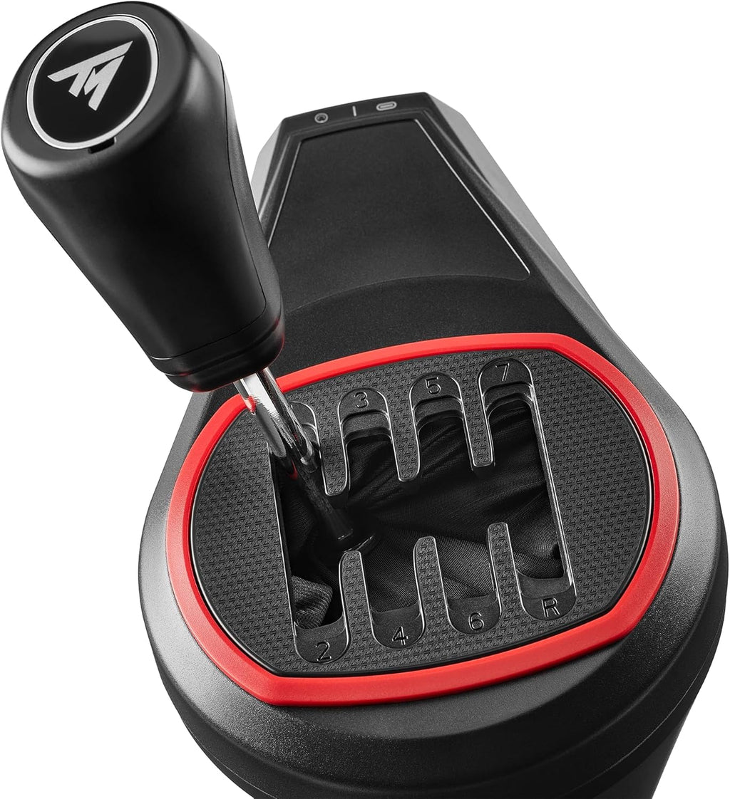 Thrustmaster TH8S Add-On – Levier de Vitesse 8 Vitesses (7+1) pour PS5, PS4, Xbox Series X|S, Xbox One & PC – Grille en H – Design Sport – Technologie Magnétique – Noir