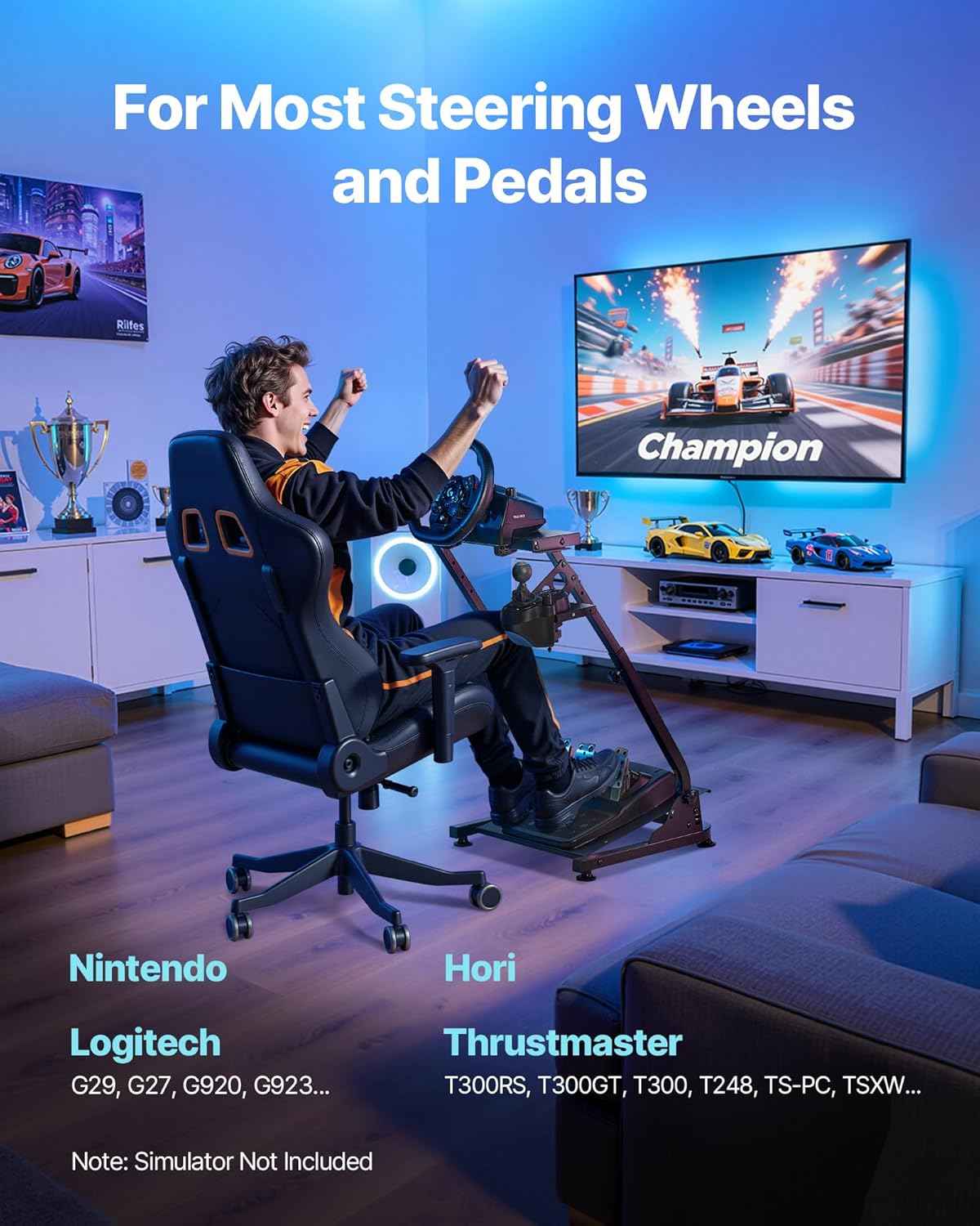 Why the VEVOR Fold‑able Racing Wheel Stand Just Might Be Your Next Gaming Upgrade