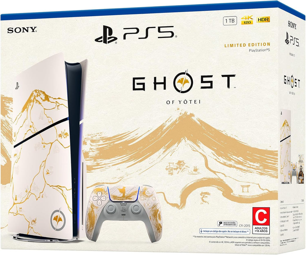 PlayStation 5 Édition Limitée Or - Ghost of Yōtei