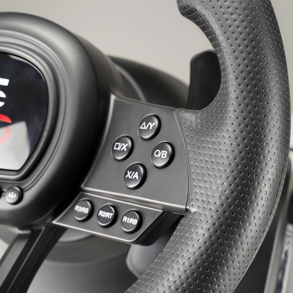 Subsonic - Volant Superdrive SV650 - Switch 2/Switch, PS4, PC, Xbox Series | Racing Steering Wheel Comes with Pedals and Paddles – Vibration – 3 Sensitivity Modes – Diameter 26 cm, Rotation 270°