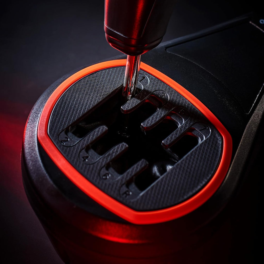 Thrustmaster TH8S Add-On – Levier de Vitesse 8 Vitesses (7+1) pour PS5, PS4, Xbox Series X|S, Xbox One & PC – Grille en H – Design Sport – Technologie Magnétique – Noir