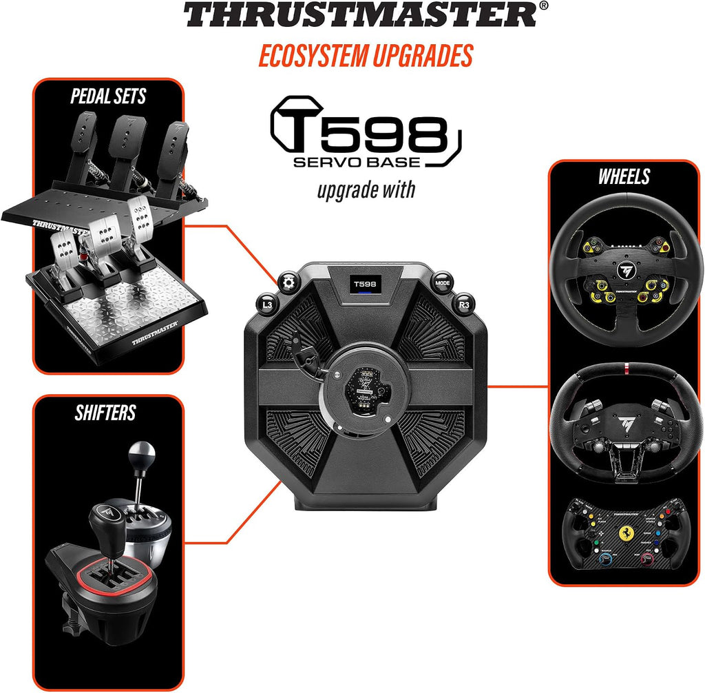 Thrustmaster T598 Servo Base, Base de volant de course à retour de force Direct Axial Drive pour PS5, PS4, PC