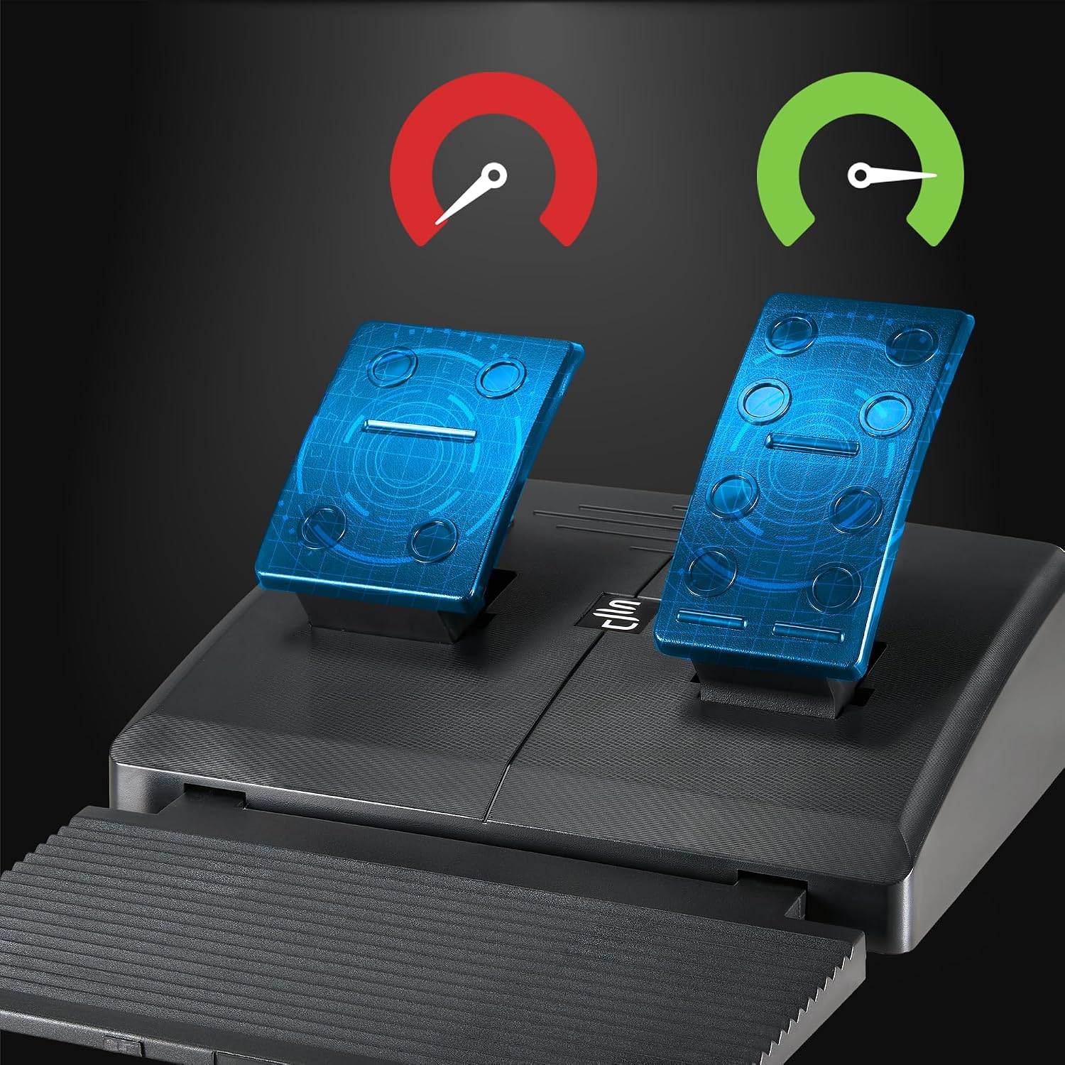 Subsonic - Volant Superdrive SV650 - Switch 2/Switch, PS4, PC, Xbox Series | Racing Steering Wheel Comes with Pedals and Paddles – Vibration – 3 Sensitivity Modes – Diameter 26 cm, Rotation 270°