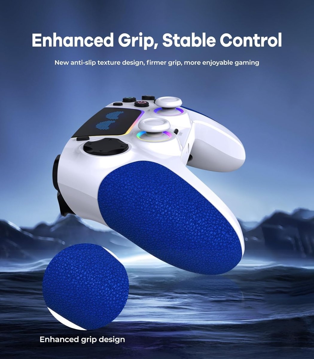 Améliorez Votre Expérience de Jeu avec la Manette Sans Fil RGB pour PS5/PC/Steam Deck - Novaplay