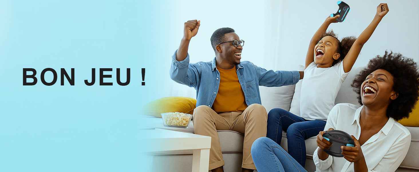 LONGYI 4 en 1 Set avec 2 Pièces Volant et 2 Pièces Poignée de Manette pour Switch 2, Design Ergonomique Racing Wheel et Confort Poignée Compatible avec Joycon Controller