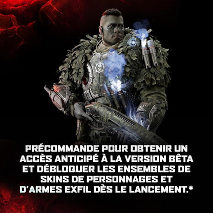 Précommande Gears of War E-Day Series X Xbox | Accès Bêta Anticipé & Skins Exclusifs - Novaplay