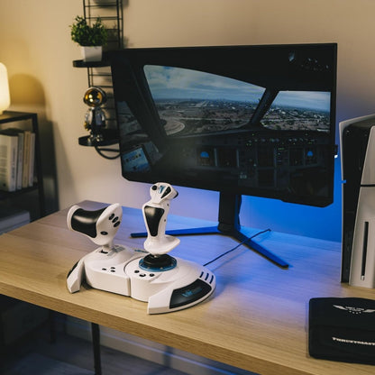 Joystick Microsoft Flight Simulator T.Flight Hotas 5 - Edition Officielle pour des Expériences de Vol Immersives - Novaplay