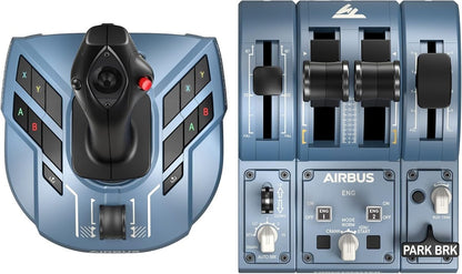 Manette de vol Airbus Thrustmaster TCA Captain Pack X - Vivez des sensations de vol inégalées - Novaplay