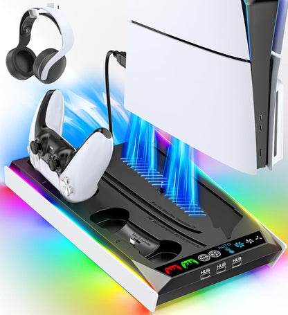 Station de refroidissement PS5 : Optimisez la performance de votre console avec style - Novaplay