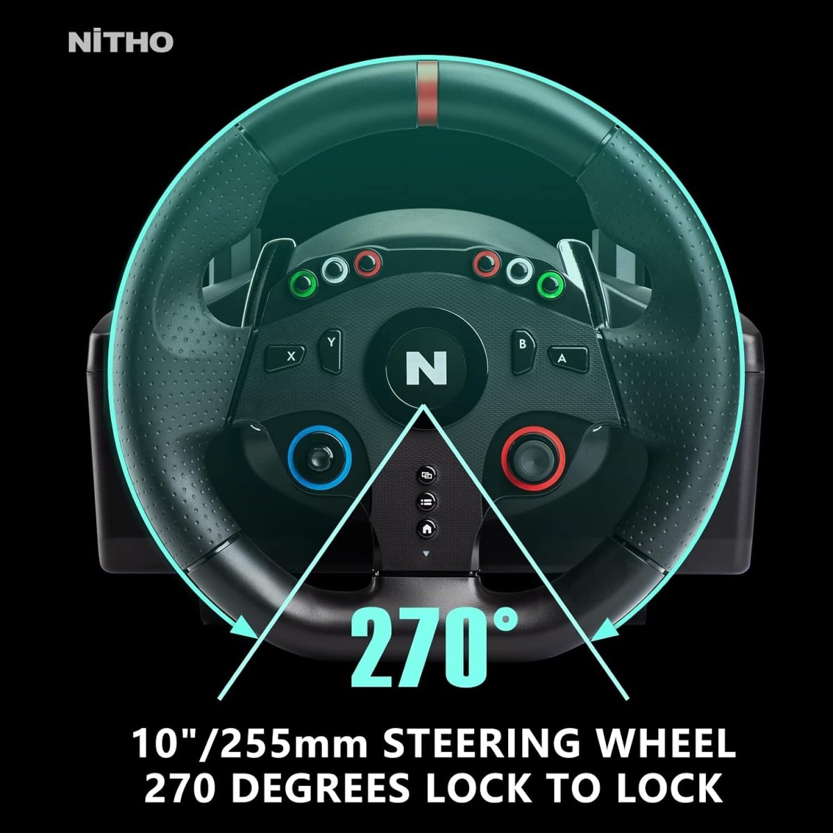Volant de course NITHO Drive Pro ONE : Votre Billet pour l'Excitation Automobile - Novaplay