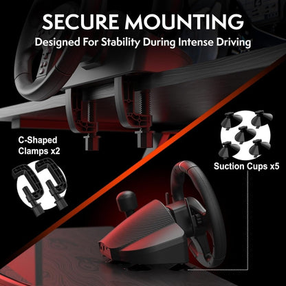 Volant de Course NITHO Drive Pro V200 : Plongez dans une Expérience de Conduite Immersive ! - Novaplay