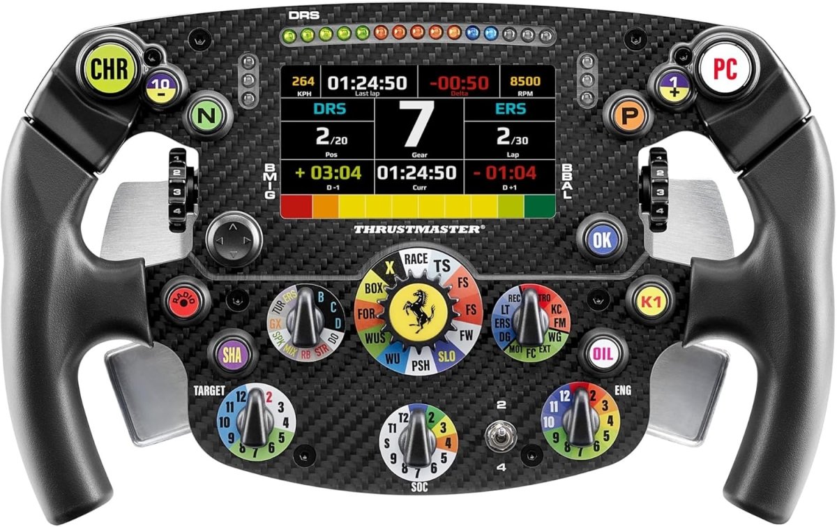 Volant de Course Thrustmaster Ferrari SF-25 Edition - Réplique Officielle 1:1 avec Dash Interactif - Novaplay