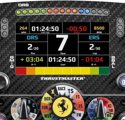 Volant de Course Thrustmaster Ferrari SF-25 Edition - Réplique Officielle 1:1 avec Dash Interactif - Novaplay